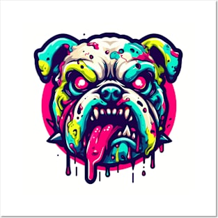 Zombie Bulldog Posters and Art